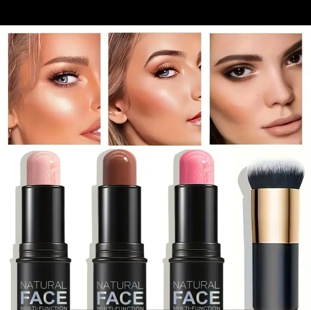 4 piece contour set includes shaping brush